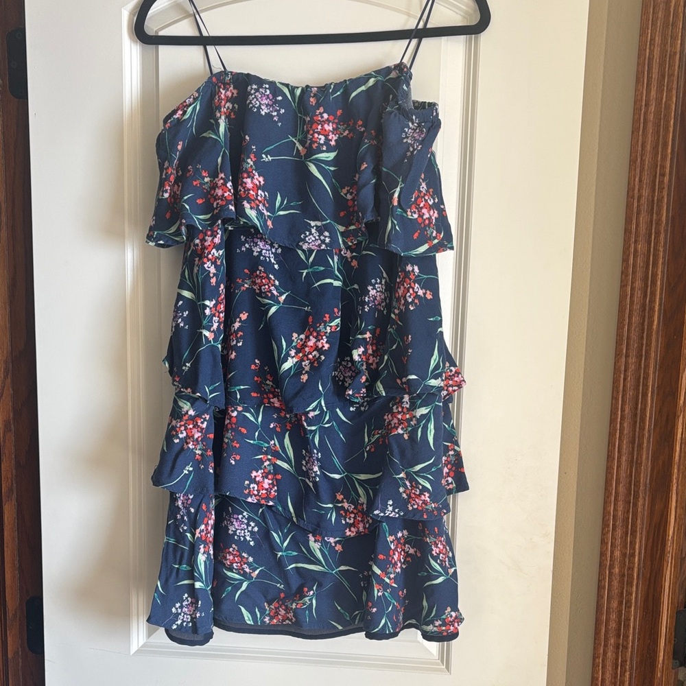Wayf Floral Ruffle Dress